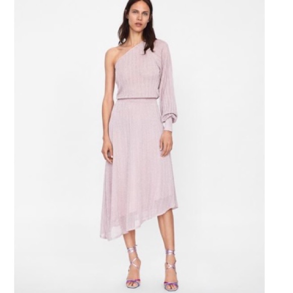 Zara one shoulder dress. Size Small - Picture 1 of 8
